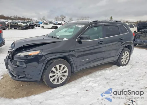 2017 Jeep Cherokee Overland z USA, uszkodzony, nr VIN 1C4PJMJS1HW632338